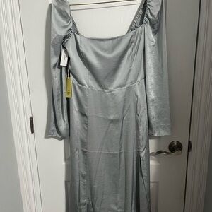 Wilfred Elegant blue Long Sleeve Dress